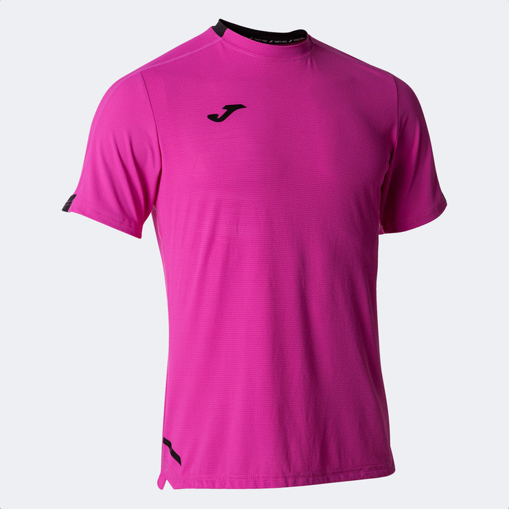Smash Short Sleeve T Shirt Fluro Pink