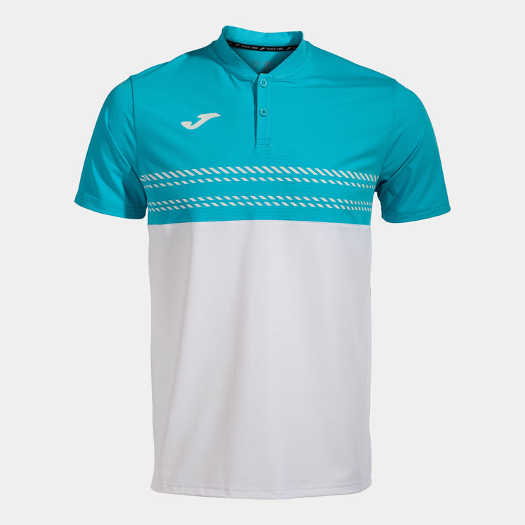 Smash Short Sleeve Polo - White Blue