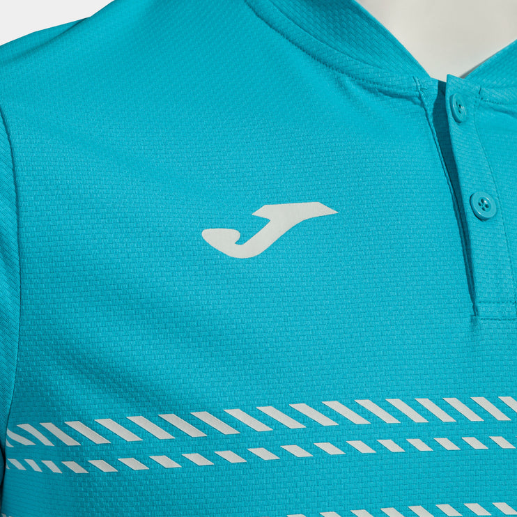 Smash Short Sleeve Polo - White Blue