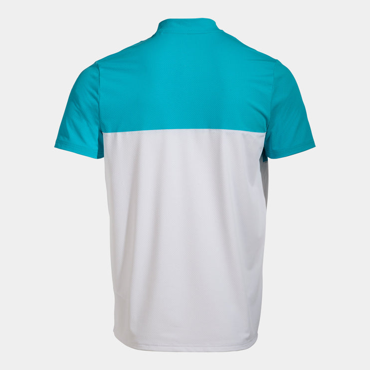 Smash Short Sleeve Polo - White Blue