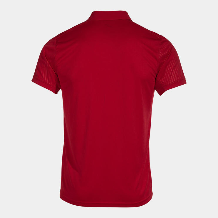 Montreal Short Sleeve T Shirt Polo  - Red
