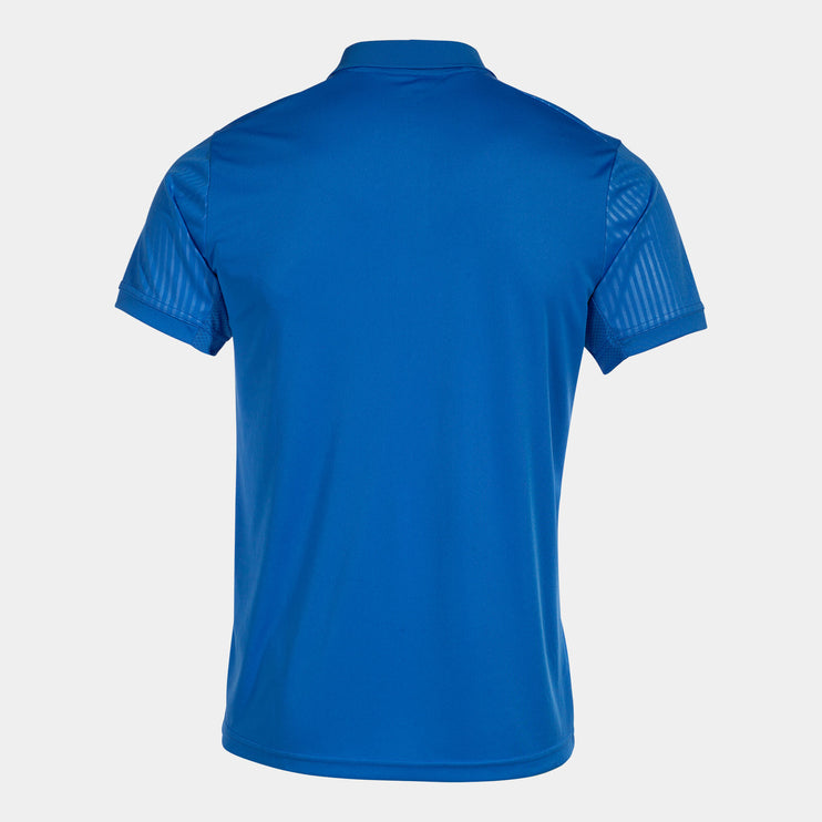 Montreal Short Sleeve T Shirt Polo  - Royal Blue