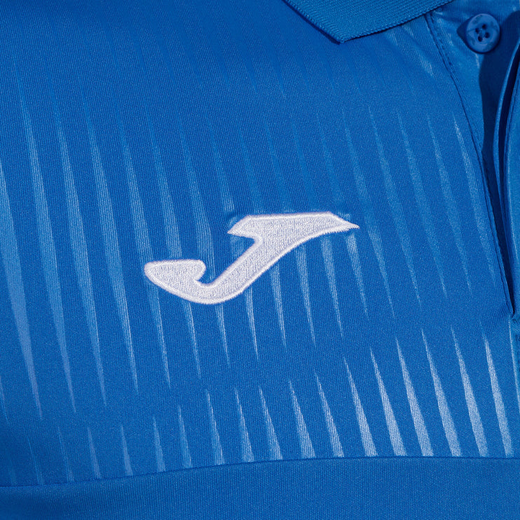 Montreal Short Sleeve T Shirt Polo  - Royal Blue