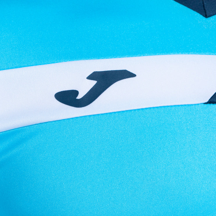 Court Short Sleeve T Shirt - Turquoise White Navy