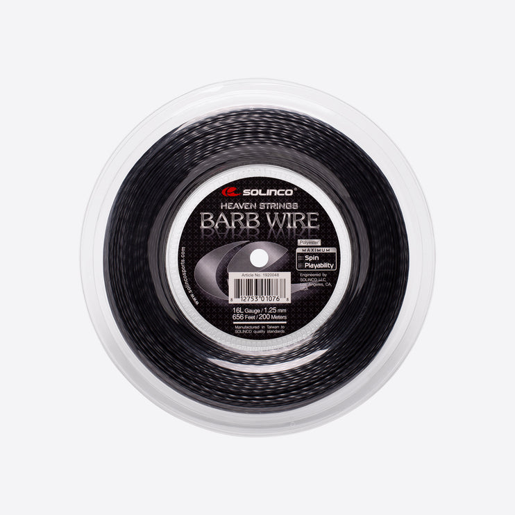 Solinco Barb Wire Tennis String Reel - 16 Gauge (200m, 1.30mm)