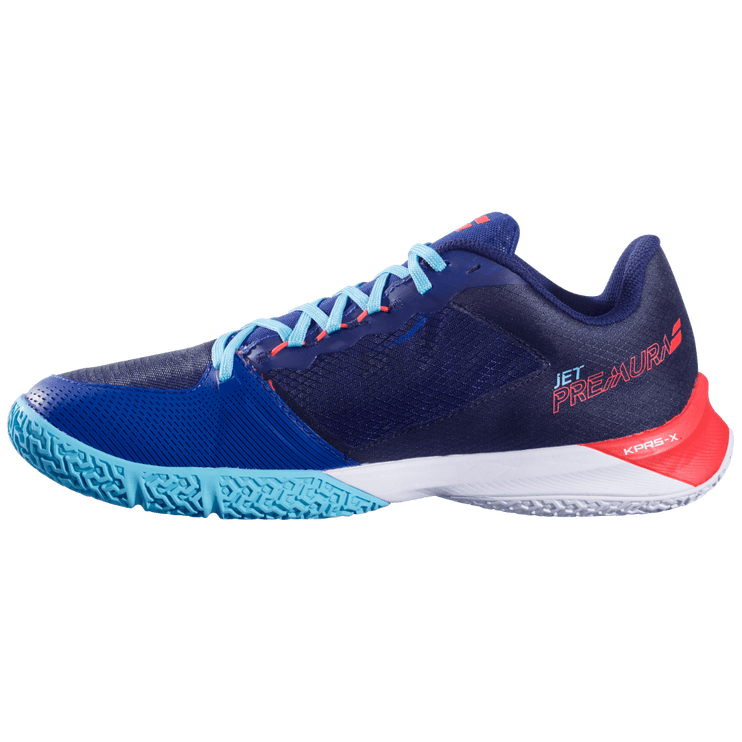 Babolat Jet Premura 2 Padel Shoes (Blue/Poppy Red)