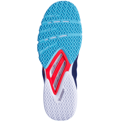 Babolat Jet Premura 2 Padel Shoes (Blue/Poppy Red)