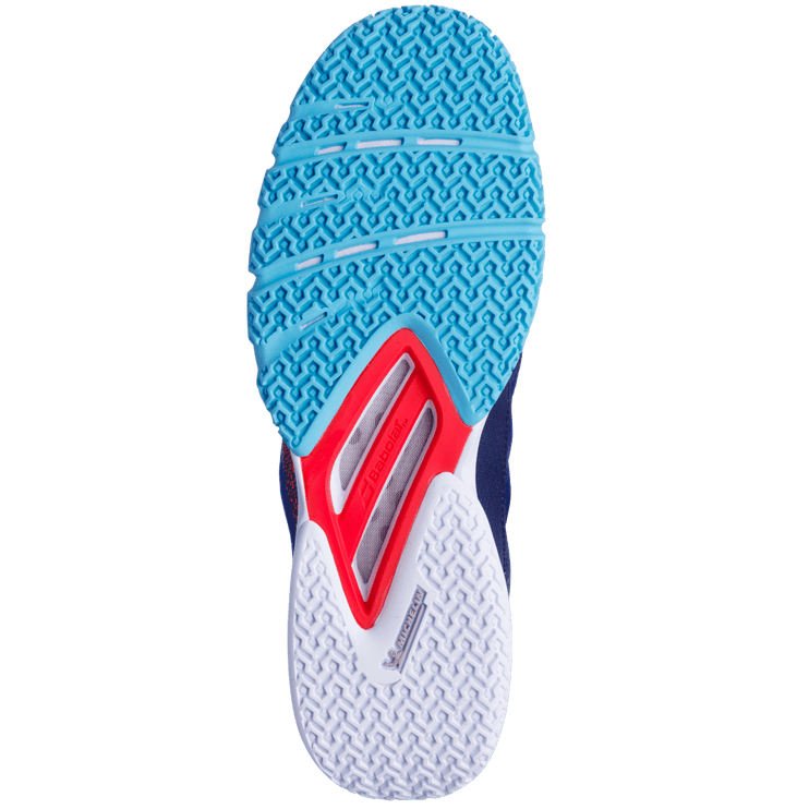 Babolat Jet Premura 2 Padel Shoes (Blue/Poppy Red)