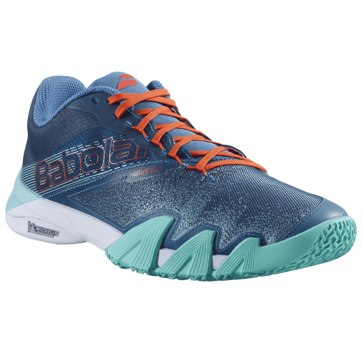 Babolat Jet Premura 2 Padel Shoes (Electric Green/Mandarin)