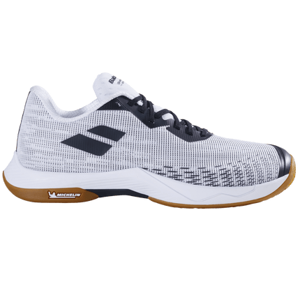 Babolat Shadow Spirit 2 Men Badminton Shoes - White / Black