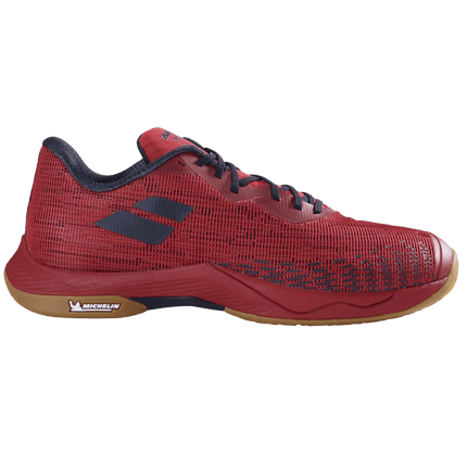 Babolat Shadow Spirit 2 Men Badminton Shoes - Black Poppy Red