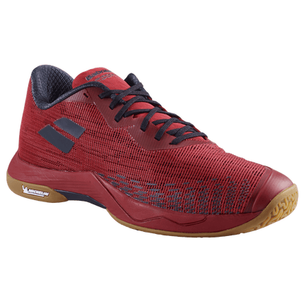 Babolat Shadow Spirit 2 Men Badminton Shoes - Black Poppy Red