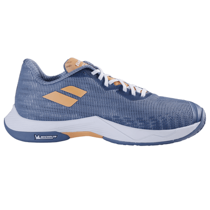 Babolat Shadow Spirit 2 Women Badminton Shoes - Grey / Coral