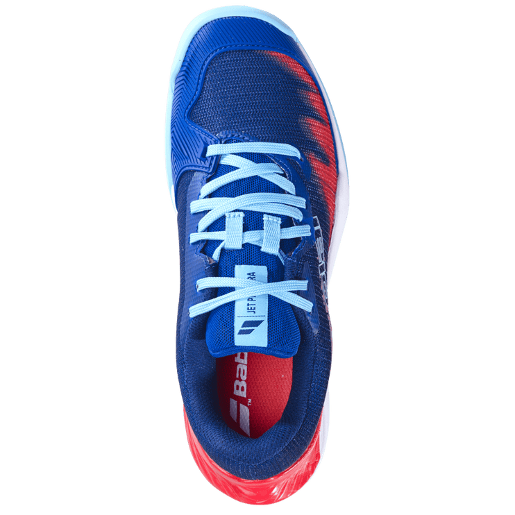 Babolat Jet Premura 2 Padel Shoes (Blue/Poppy Red)