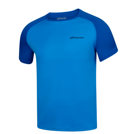 Play Crew Neck Tee Men Blue Aster
