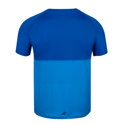 Play Crew Neck Tee Men Blue Aster