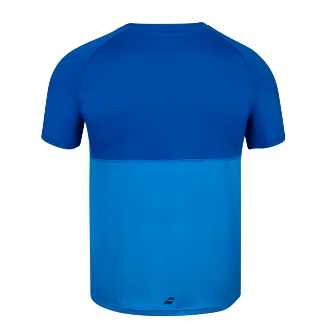 Play Crew Neck Tee Men Blue Aster