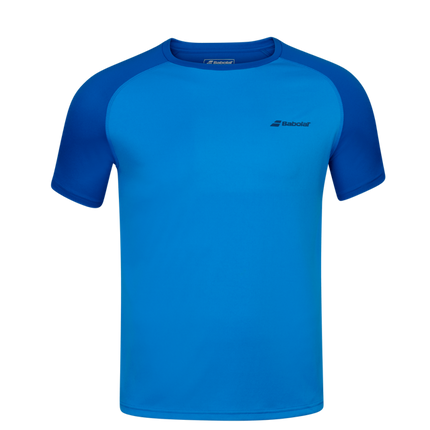 Play Crew Neck Tee Men Blue Aster