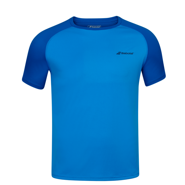 Play Crew Neck Tee Men Blue Aster