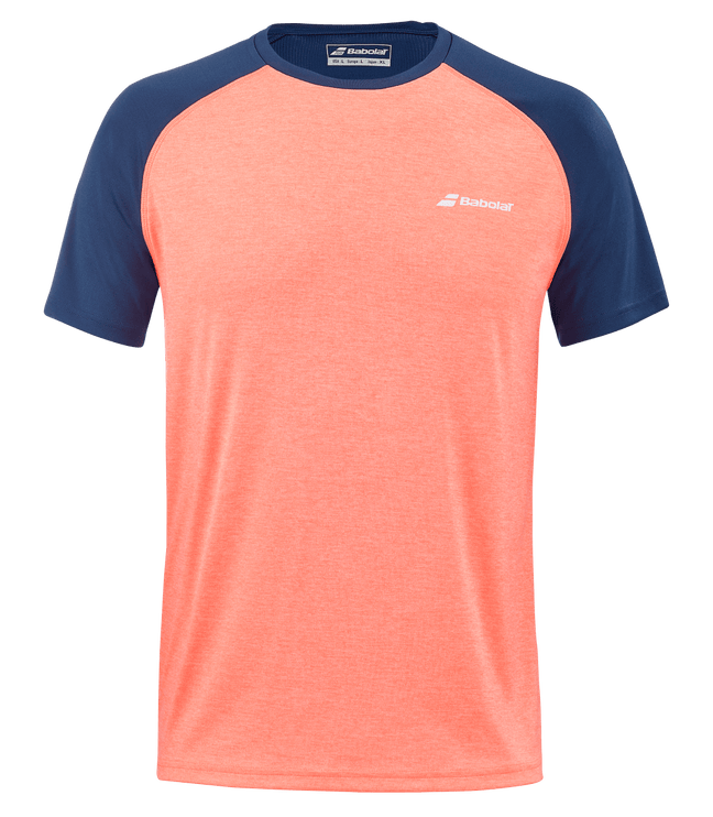 Play Crew Neck Tee Men Flou Strike / Estate Blue