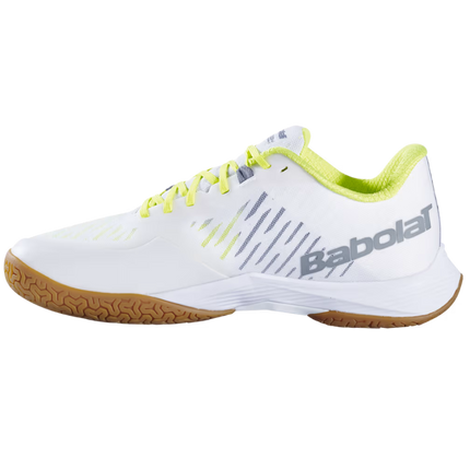 Babolat Shadow Tour 5 Men Badminton Shoes - White Lime