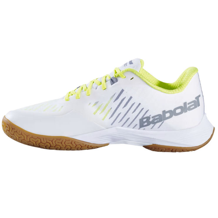Babolat Shadow Tour 5 Men Badminton Shoes - White Lime