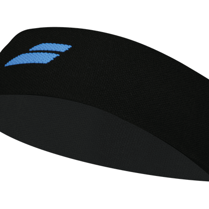 Logo Headband Black / Diva Blue