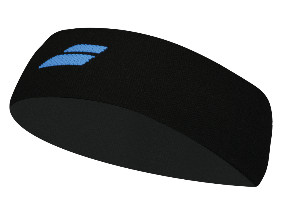 Logo Headband Black / Diva Blue