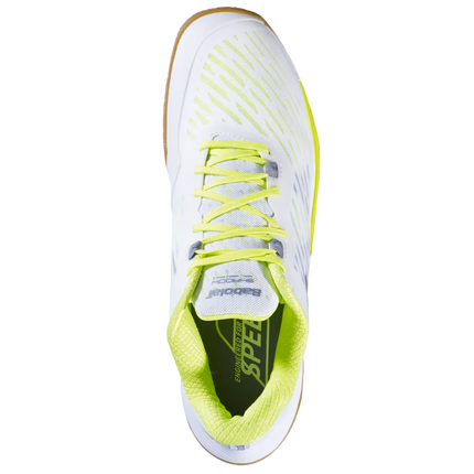 Babolat Shadow Tour 5 Men Badminton Shoes - White Lime
