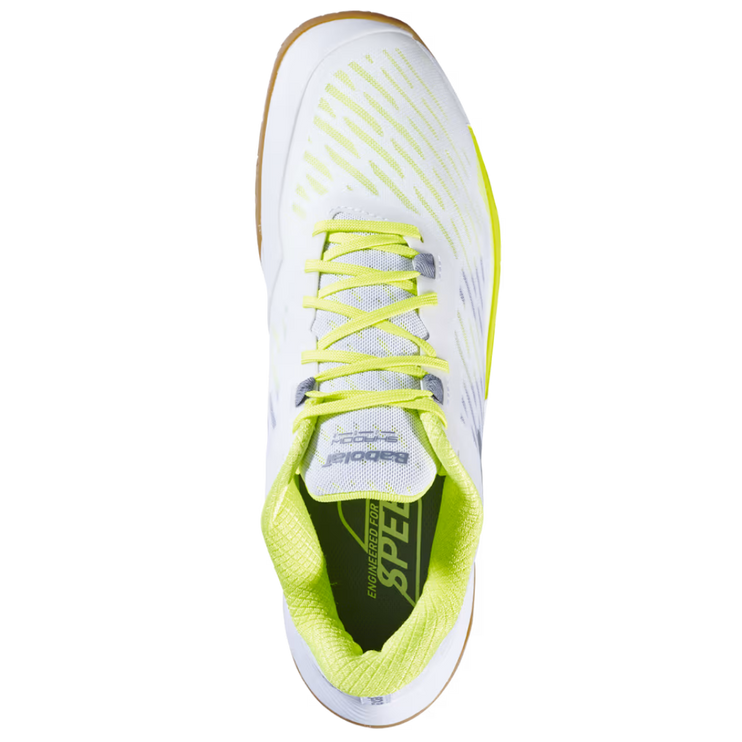 Babolat Shadow Tour 5 Men Badminton Shoes - White Lime