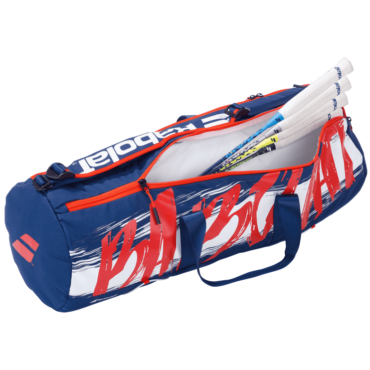Duffle Rack Badminton Bag Blue White Red
