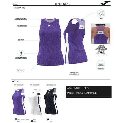 Cancha Sleeveless Shirt Purple