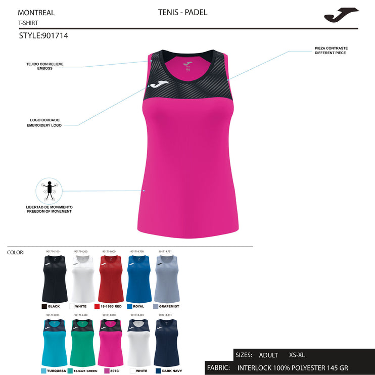 Montreal Tank Top Blue