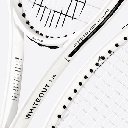 Solinco Whiteout 305 Tennis Racquet (18x20)