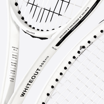 Solinco Whiteout 305 XTD Tennis Racquet (18x20)