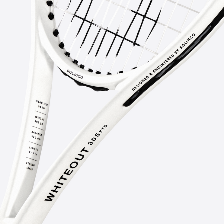 Solinco Whiteout 305 XTD Tennis Racquet (16x19)