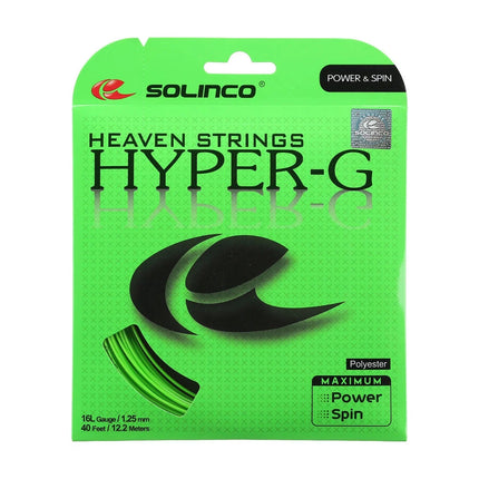 Solinco Hyper G Tennis String - 16L Gauge (12m, 1.25mm)