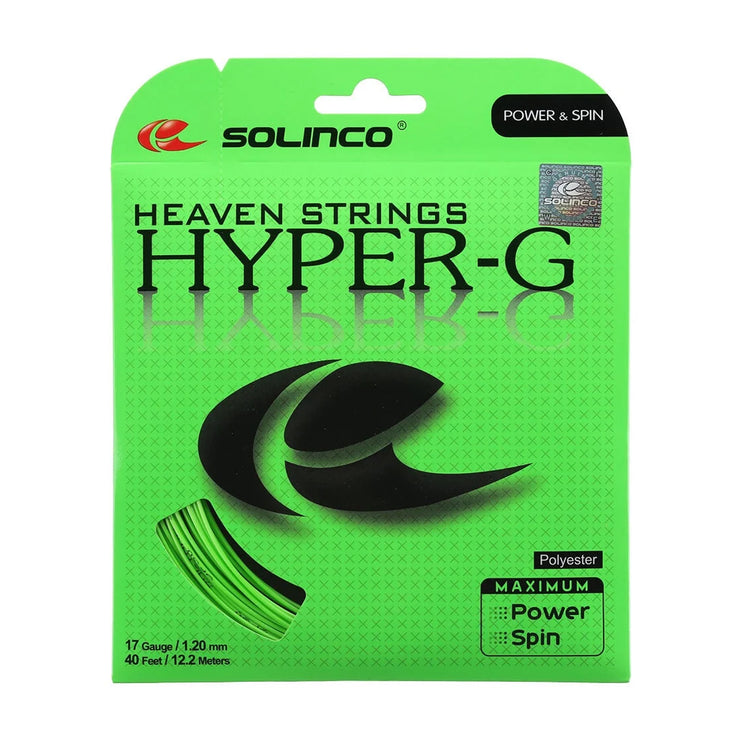 Solinco Hyper G Tennis String - 17 Gauge (12m, 1.20mm)