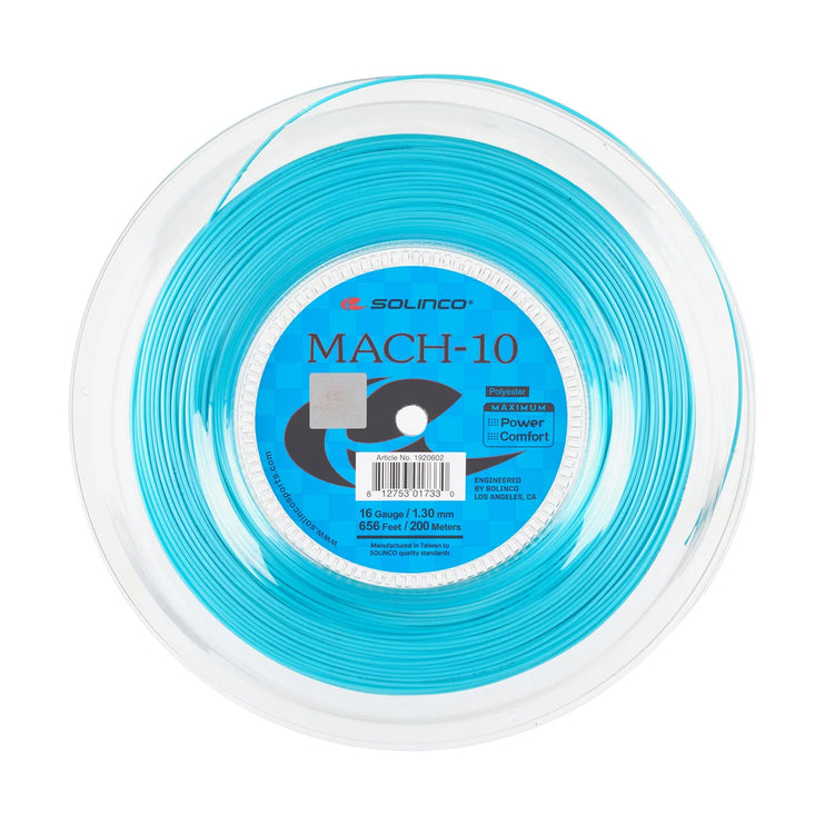 Solinco Mach 10 Tennis String - 16 Gauge (200m, 1.30mm)
