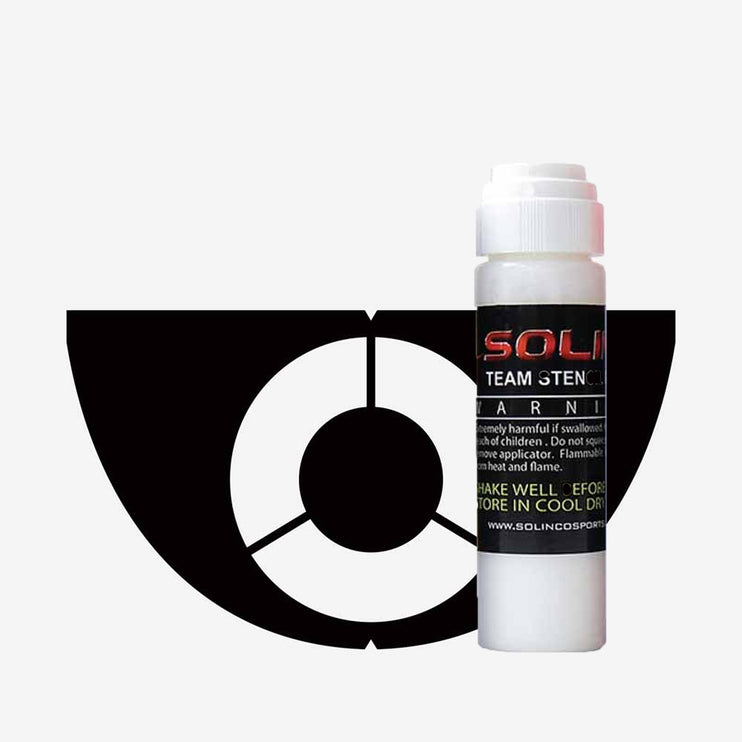 Solinco Tennis Ink + Stencil (White)