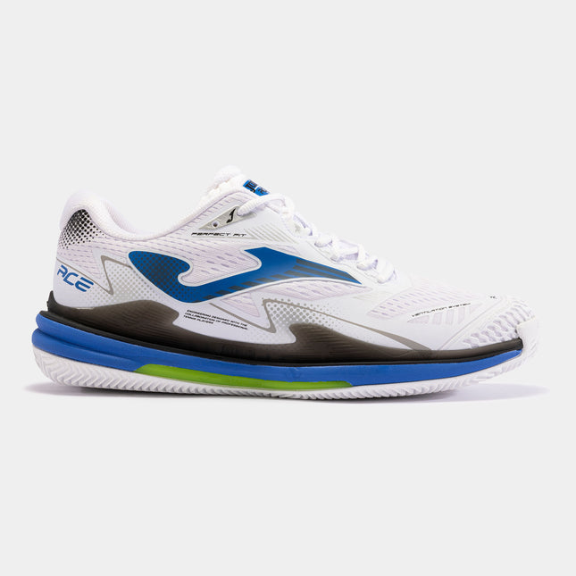 Joma Ace 2402 (White/Blue) Men's Tennis Shoes