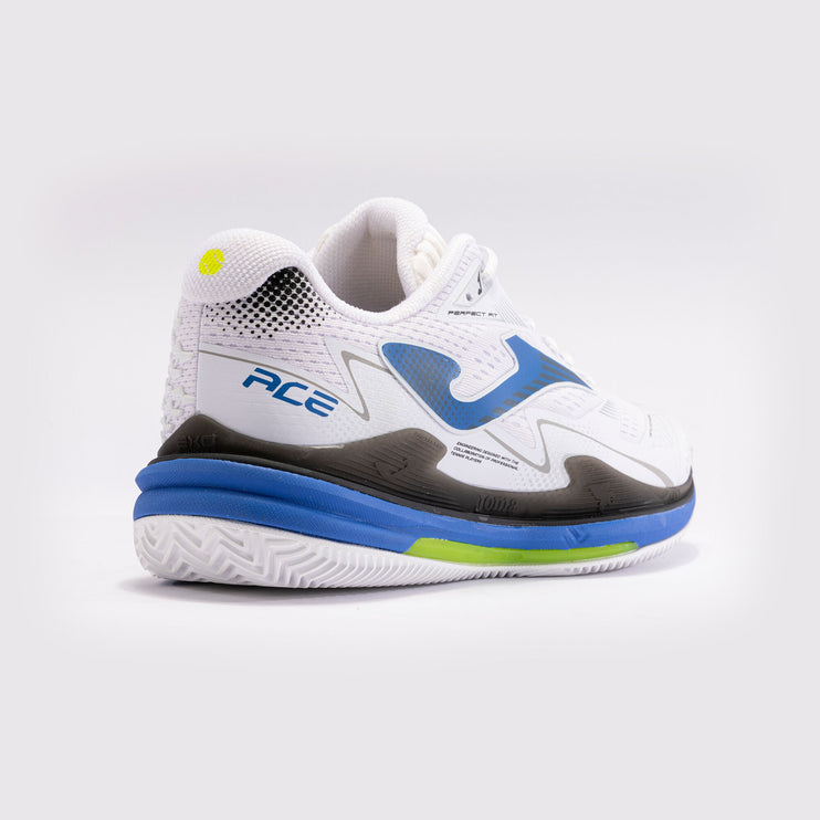 Joma Ace 2402 (White/Blue) Men's Tennis Shoes