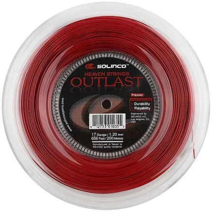 Solinco Outlast Tennis String Reel - 17 Gauge (200m, 1.20mm)