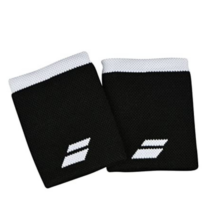 Logo Jumbo Wristband Unisex Black / White