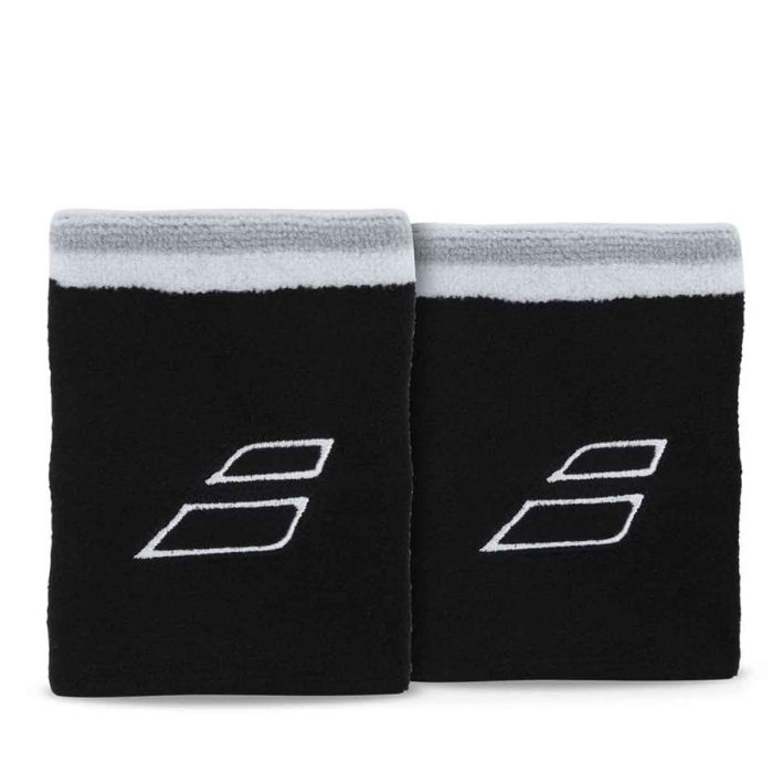 Terry Jumbo Wristband Unisex Black / White