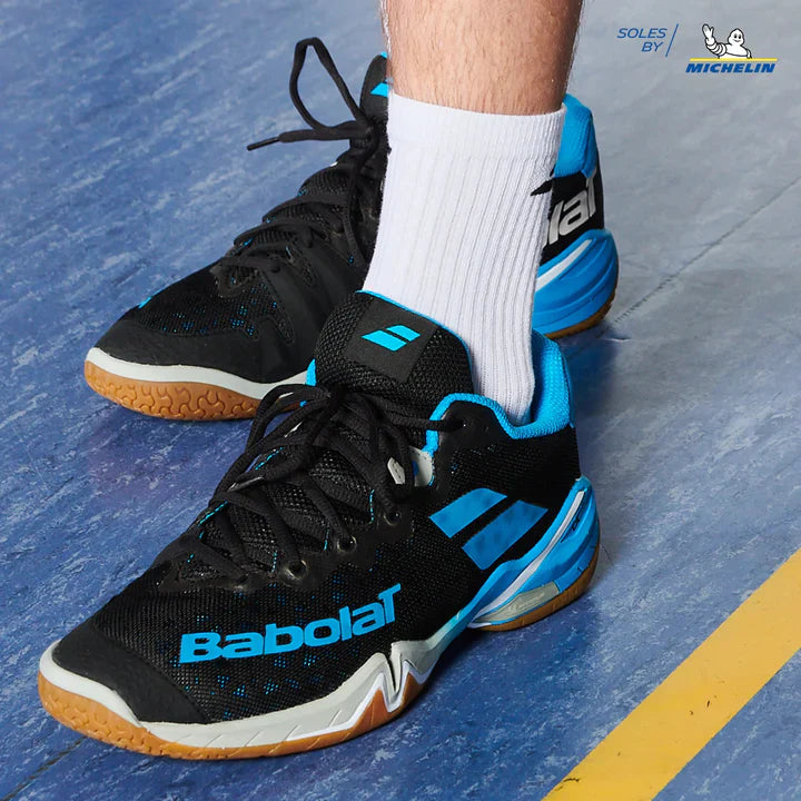 Babolat Shadow Tour 4 Men Badminton Shoes - Black / Blue