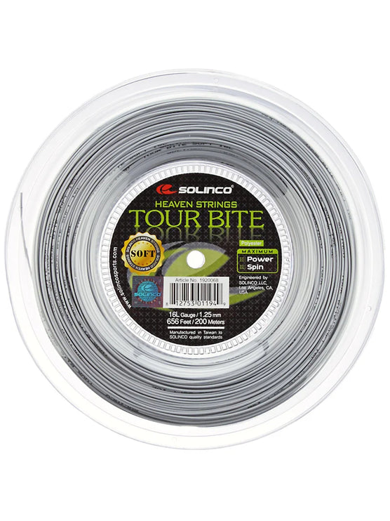 Solinco Tour Bite Soft Tennis String - 16L Gauge (200m, 1.25mm)