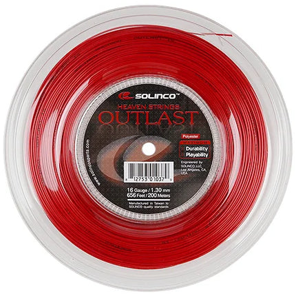 Solinco Outlast Tennis String Reel - 16 Gauge (200m, 1.30mm)
