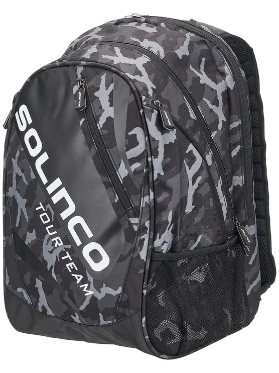 Solinco Black Camo Tennis Backpack