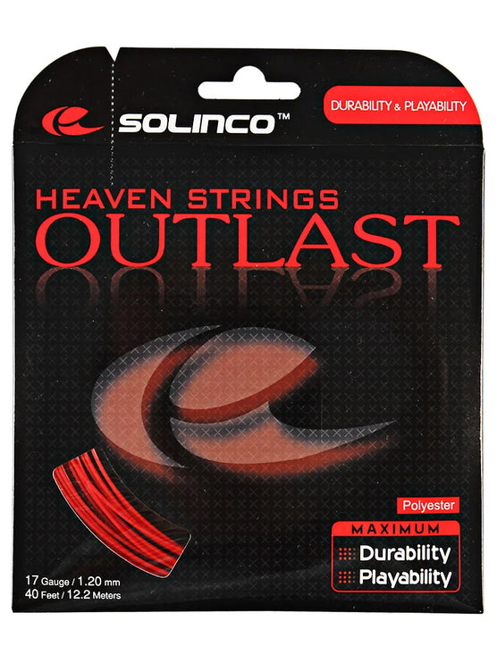 Solinco Outlast Tennis String - 17 Gauge (12m, 1.20mm)